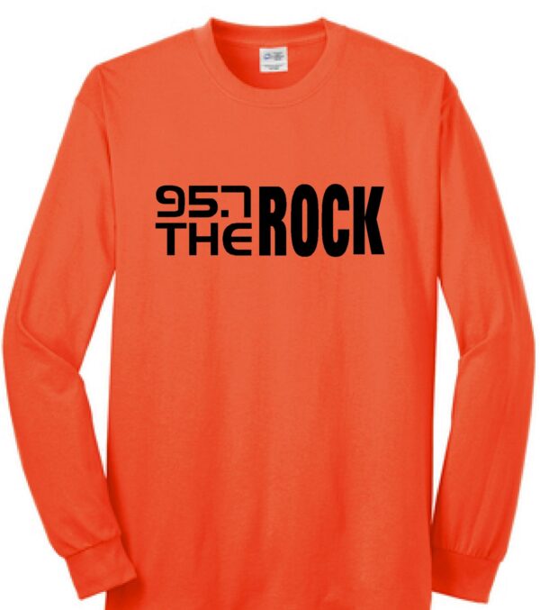 95.7 The Rock long sleeve t-shirt