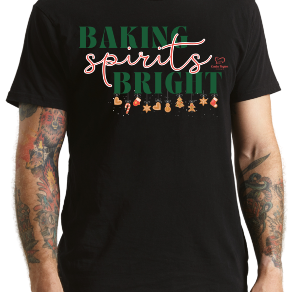 CRC - Baking Spirits Bright - Black Tshirt